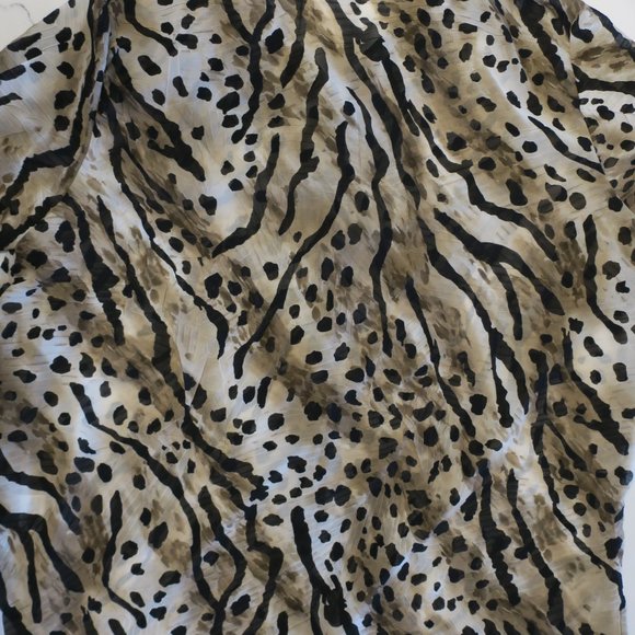 Alfred Dunner Animal Print Blouse Size 14 - Picture 4 of 4
